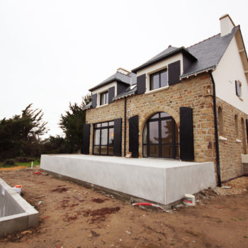 Villa G. – Rénovation + réalisation d’une piscine – Carnac – Morbihan – Bretagne